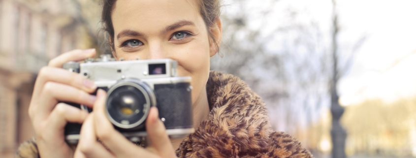 Women with camera